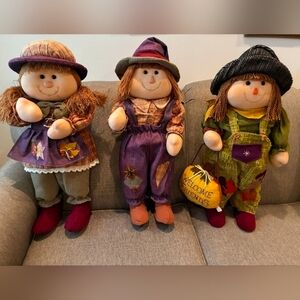 Prima Creations Vintage Weighted Standing Pilgrim Seasonal Decor Dolls